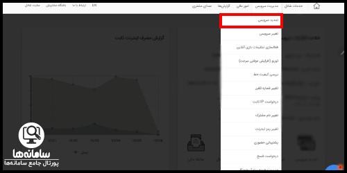 تمدید سرویس شاتل - هزینه تمدید اشتراک اینترنت