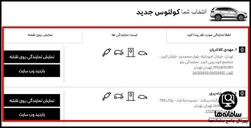 نمایندگی های رنو ایران