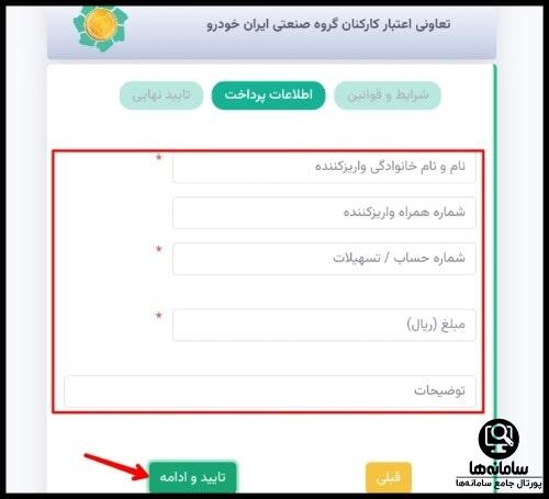 اینترنت بانک تعاونی اعتبار ایران خودرو